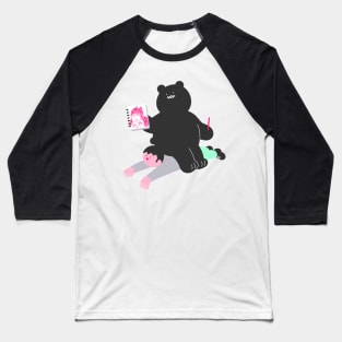 Bear Artist Baseball T-Shirt